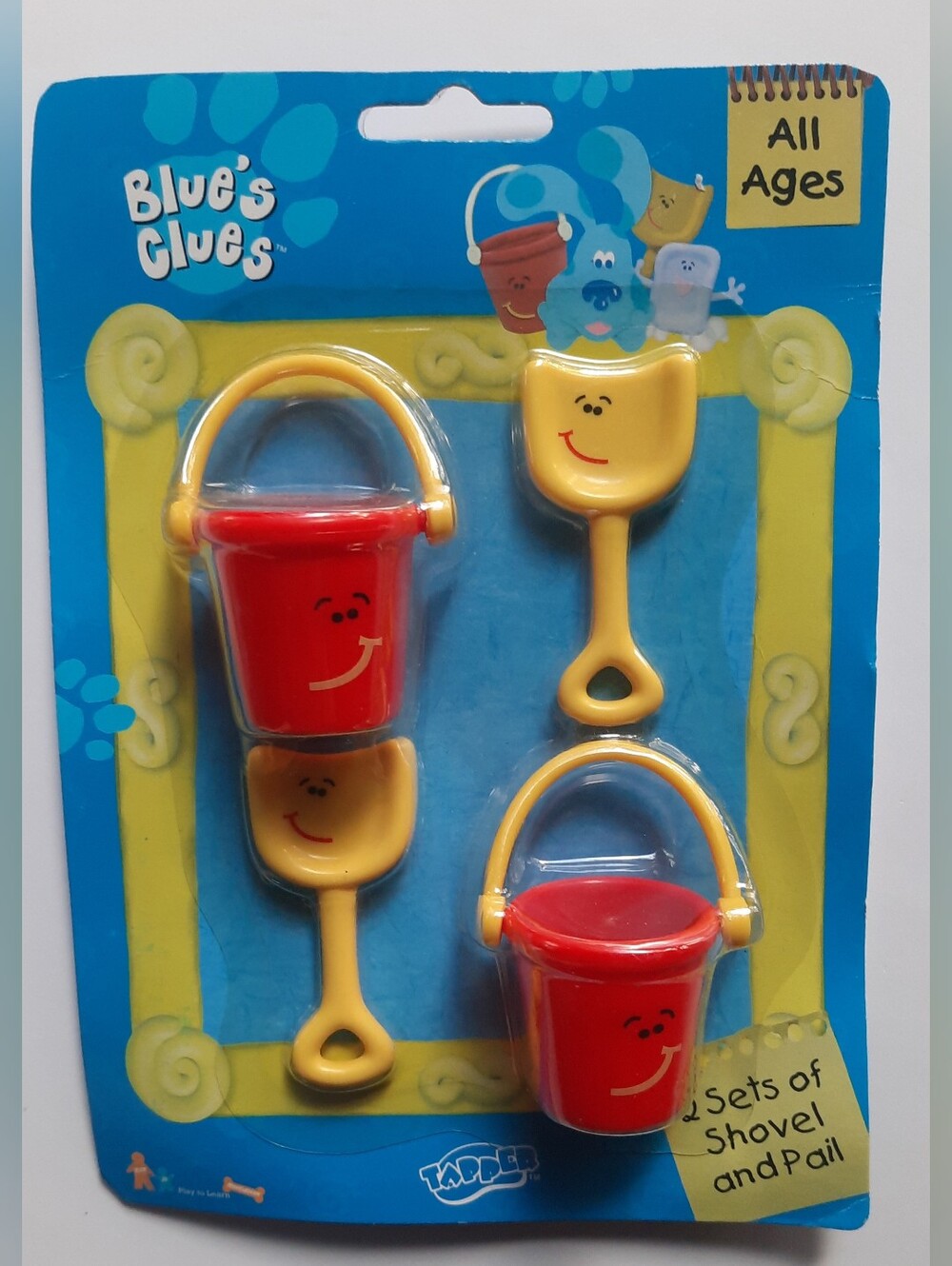 Sealed 1999 Vintage BLUES CLUES Shovel/Pail Sets